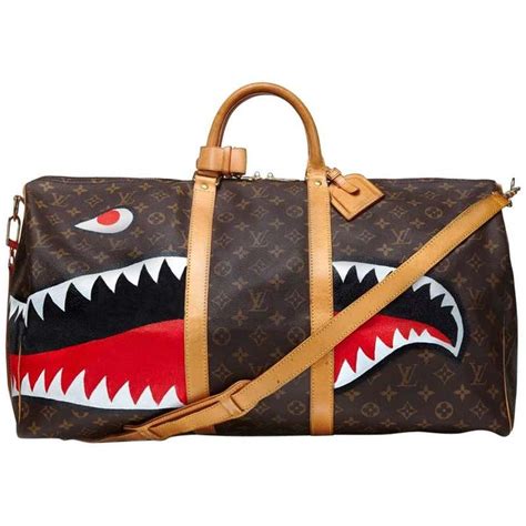 louis vuitton backpack with shark|louis vuitton shearling bag.